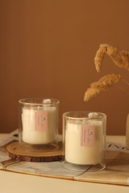 Double walled candle