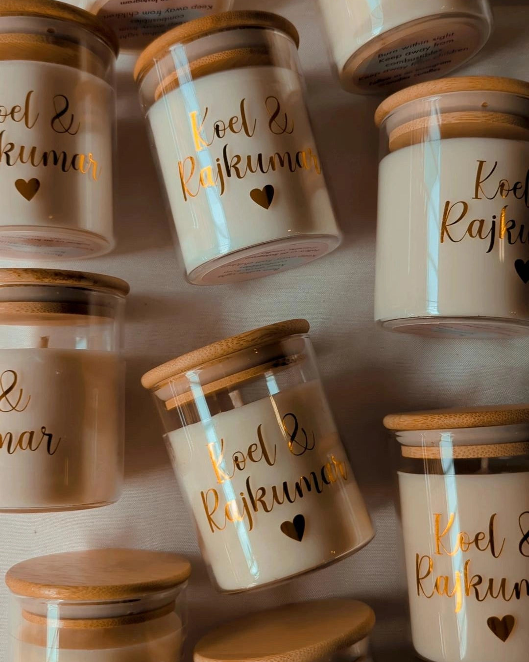 Personalised candle