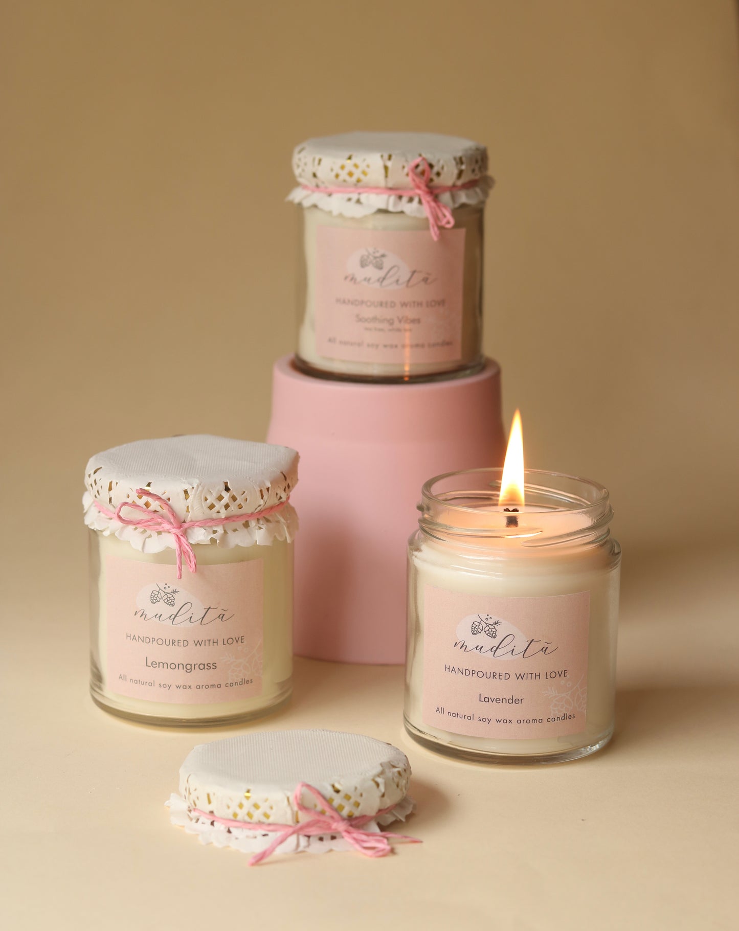 Mason jar candle
