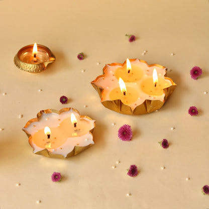 Lotus urli candle